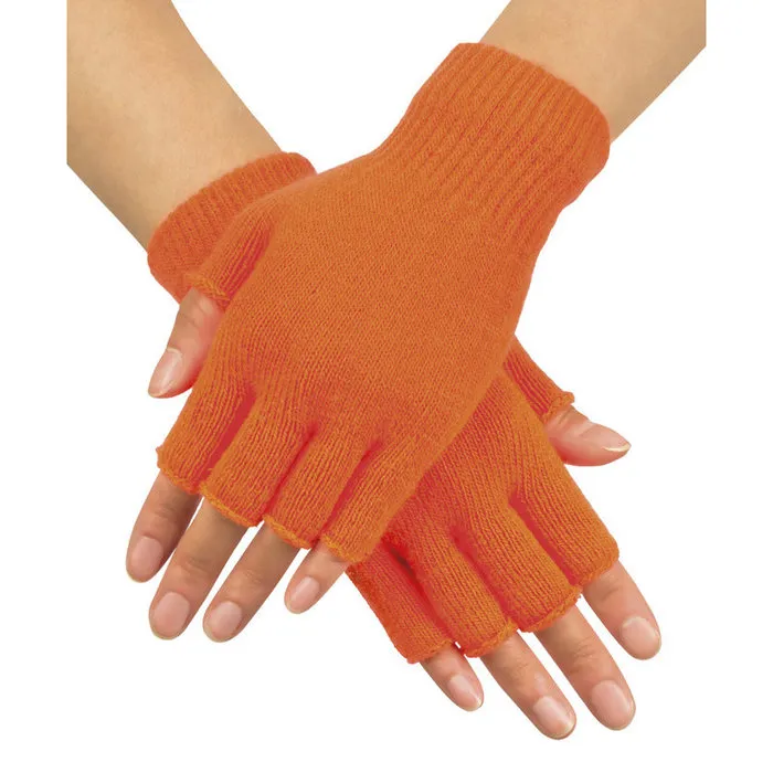 Apollo UV NEON GLOVES - FINGERLESS - KNITTED