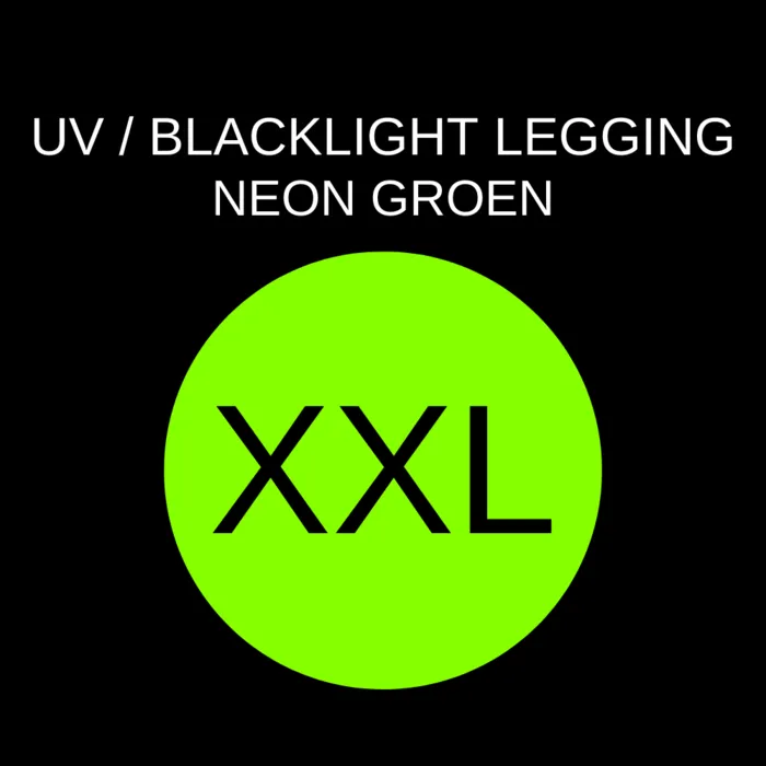 UV / BLACKLIGHT TIGHTS - NEON GREEN - 200 DEN - SEAMLESS