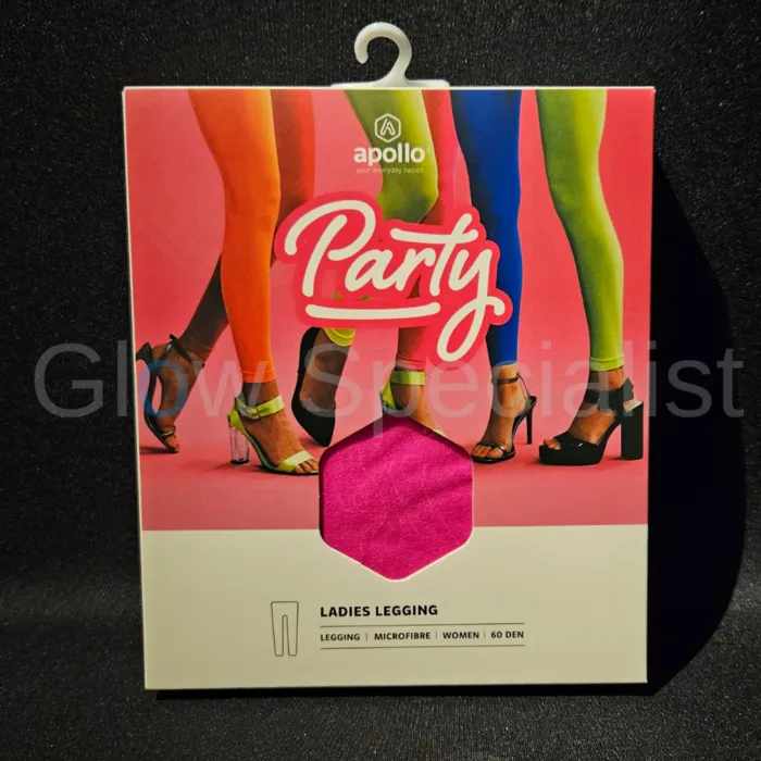 Apollo UV / BLACKLIGHT LEGGING - NEON ROZE