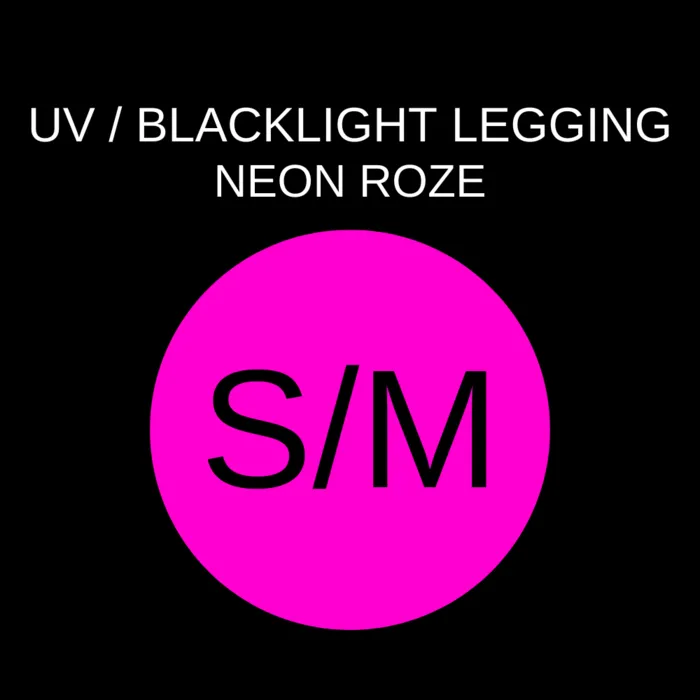 Apollo UV / BLACKLIGHT LEGGING - NEON ROZE
