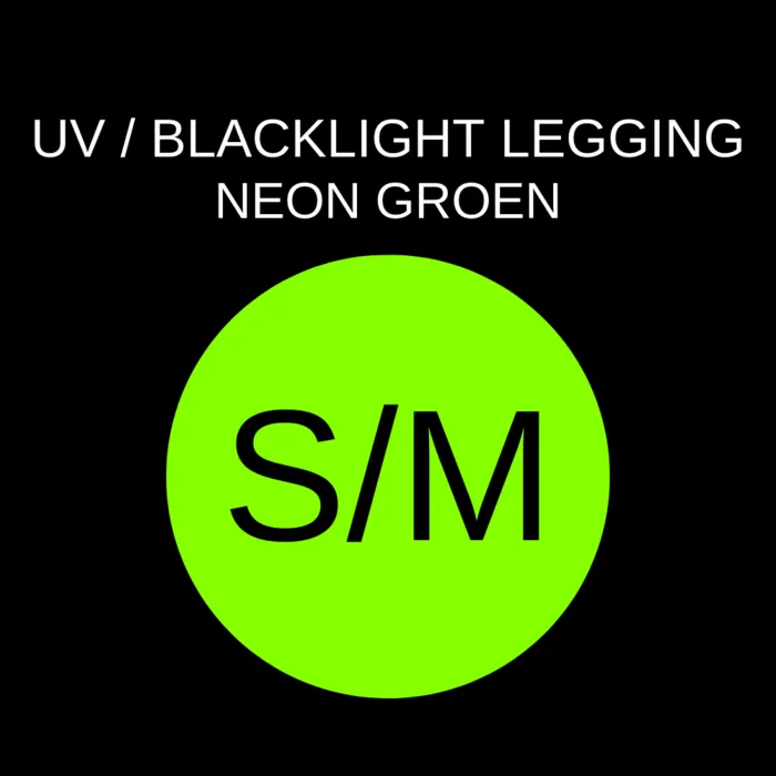 UV / BLACKLIGHT LEGGING - NEON GROEN
