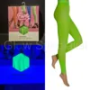 UV / BLACKLIGHT TIGHTS - NEON GREEN
