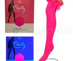 UV / NEON BLACKLIGHT STAY UPS WITH BOW