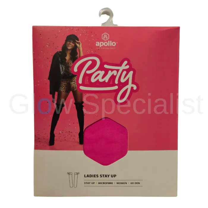 UV / NEON BLACKLIGHT STAY UPS WITH BOW