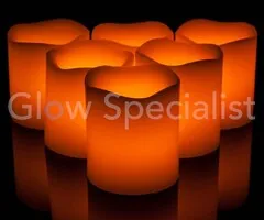 LED CANDLE WITH TIMER FUNCTION - 9 CM - 1 PIECE