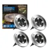 Grundig SOLAR LED GRONDLAMP - SET VAN 4 - RVS