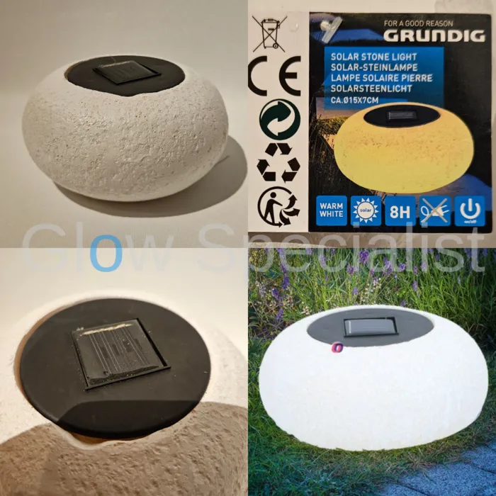 Grundig SOLAR DECO STONE WITH LIGHT