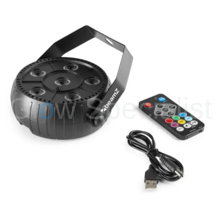BeamZ BEAMZ PLP10 PARTY PAR MET INGEBOUWDE ACCU -  6X2W RGB