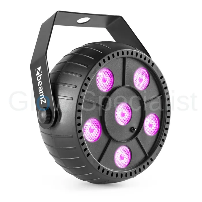 BeamZ BEAMZ PLP10 PARTY PAR WITH BUILT-IN BATTERY - 6X2W RGB