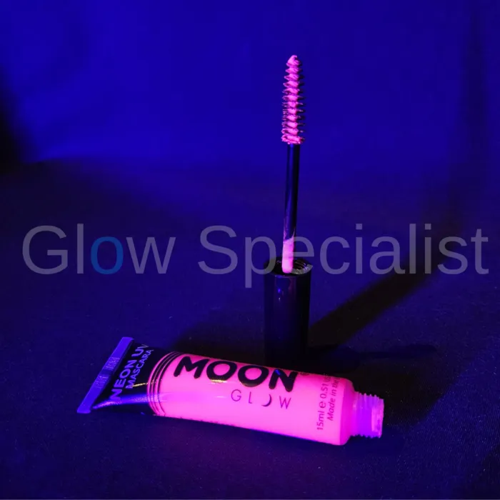 Moon MASCARA - UV / BLACKLIGHT - NEON ROZE