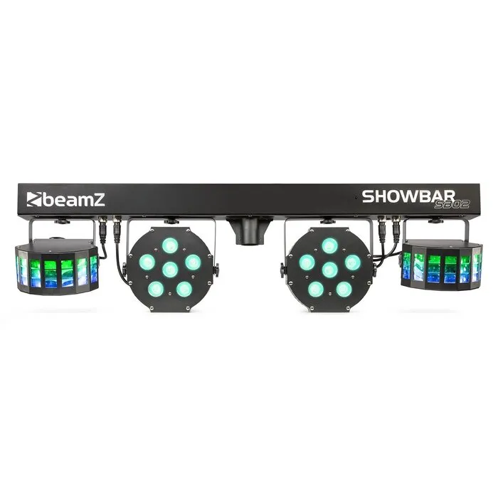 BeamZ BEAMZ SB02 SHOWBAR BATTERY - 2X DERBY AND 2X PAR