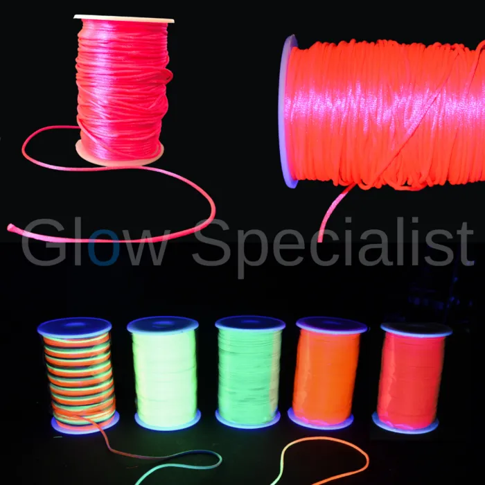 Glow Specialist UV NEON NYLON CORD - 2 MM x 100 M
