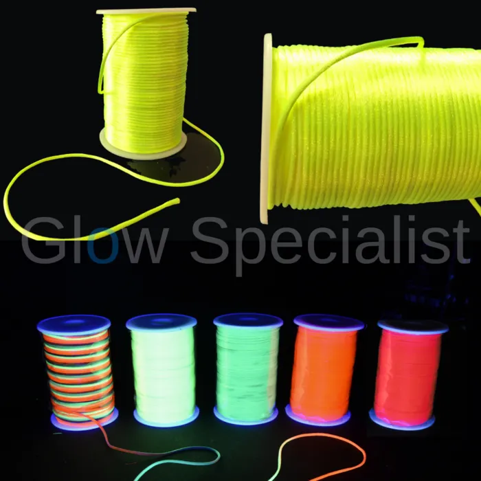 Glow Specialist UV NEON NYLON CORD - 2 MM x 100 M