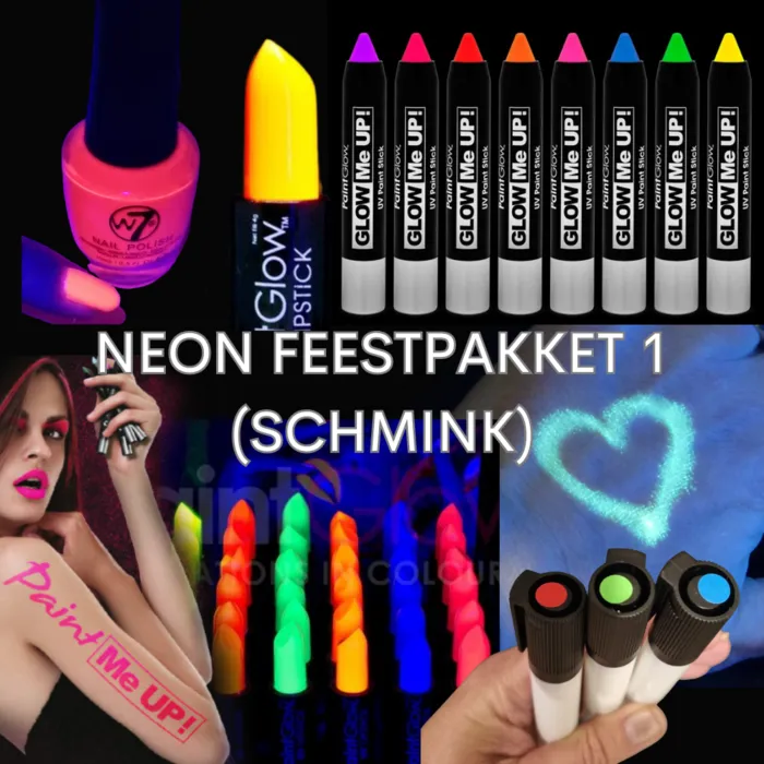 NEON FEESTPAKKET 1 (SCHMINK)