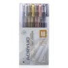 Montana Cans MONTANA ACRYLIC PAINT MARKER SET - METALLIC - 0.7 MM