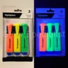 UV NEON MARKERS - SET OF 3