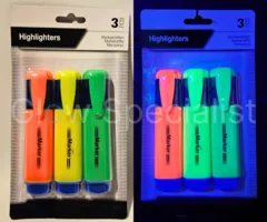 UV NEON MARKEERSTIFTEN - SET VAN 3