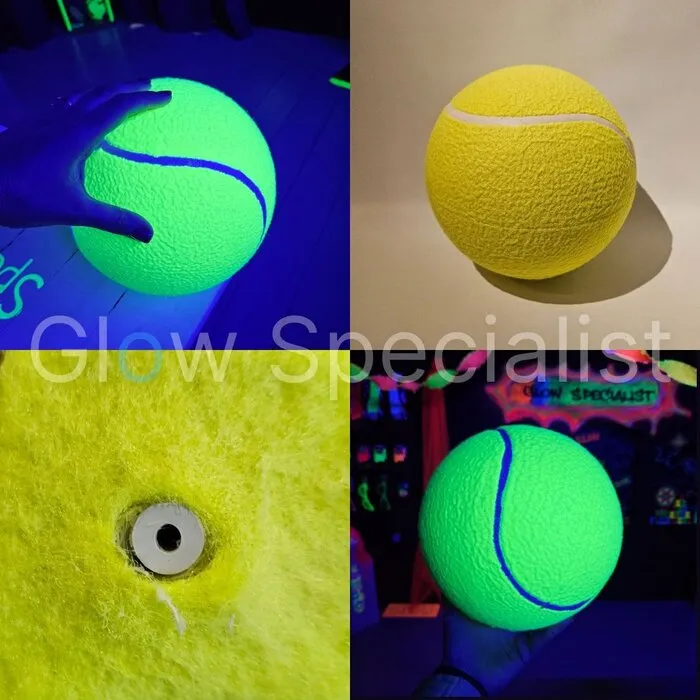 Glow Specialist NEON YELLOW  XL TENNIS BALL - INFLATABLE - Ø 24 CM