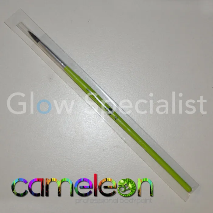 Cameleon CAMELEON BRUSH - ROUND POINT - NR 4 - LONG GREEN HANDLE