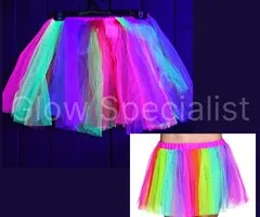 Glow Specialist UV / BLACKLIGHT NEON TUTU - RAINBOW