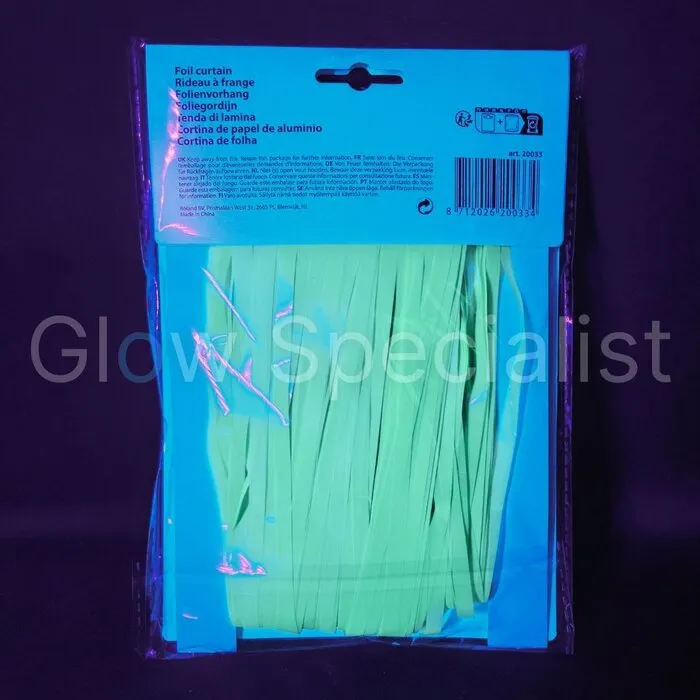 UV / BLACKLIGHT DEURGORDIJN - NEON GROEN
