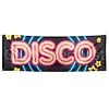 UV NEON BANNER - DISCO - 220 X 74 CM
