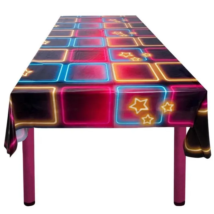 UV NEON TAFELKLEED - DISCO FEVER - 130 X 180 CM