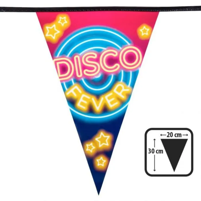 NEON FLAG LINE - DISCO FEVER - 6 M