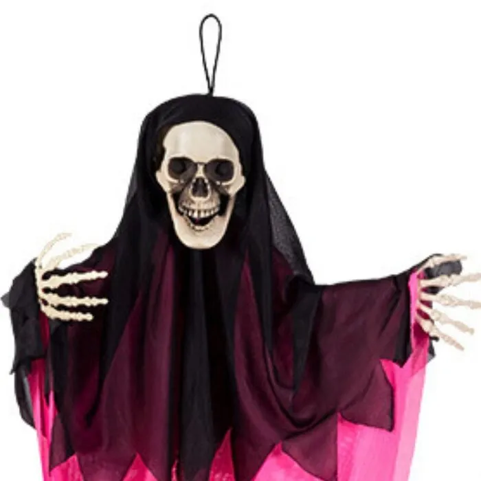 UV HALLOWEEN FIGURE - SKELETON - NEON COLOR - 90 CM