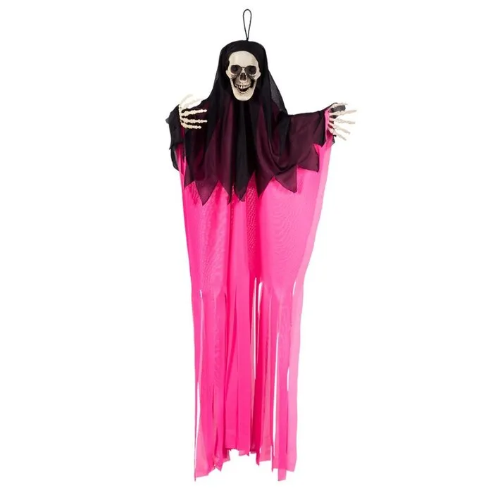 UV HALLOWEEN FIGURE - SKELETON - NEON COLOR - 90 CM