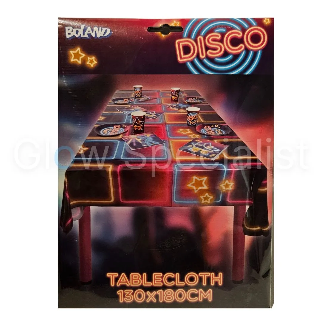 UV NEON TABLE CLOTH - DISCO FEVER - 130 X 180 CM