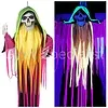 UV HALLOWEEN FIGURE - SKELETON - NEON REAPER - 120 CM