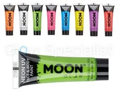 Moon FACE & BODY PAINT - UV / BLACKLIGHT - NEON - 12 ML
