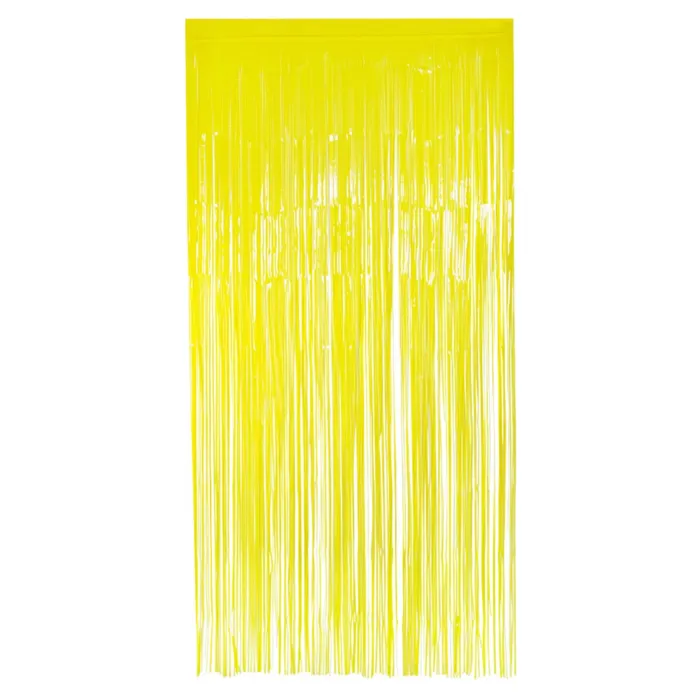 UV / BLACKLIGHT DOOR CURTAIN - NEON YELLOW