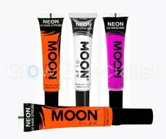 Moon MASCARA - UV / BLACKLIGHT - NEON ORANGE
