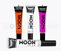 Moon MASCARA - UV / BLACKLIGHT - NEON WIT