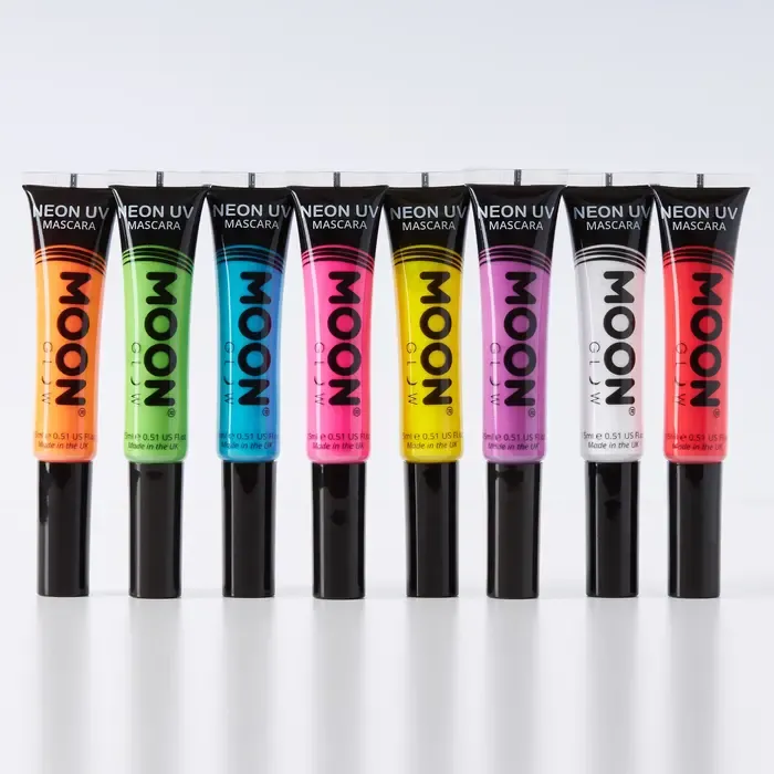 Moon MASCARA - UV / BLACKLIGHT - NEON WHITE
