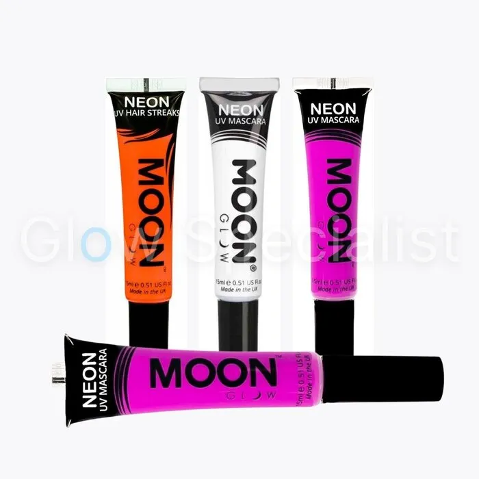 Moon MASCARA - UV / BLACKLIGHT - NEON PAARS