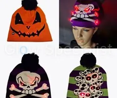 Glow Specialist LED BEANIE - HALLOWEEN - CHOICE OF 3