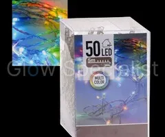 LED LIGHTS - 50 LAMPJES -  MULTICOLOR