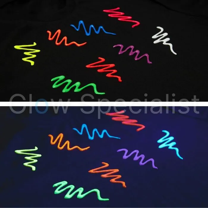 Moon FABRIC PAINT - UV/BLACKLIGHT - NEON GREEN