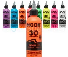 Moon TEXTIELVERF - UV / BLACKLIGHT - NEON ORANJE