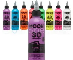Moon FABRIC PAINT - UV/BLACKLIGHT - NEON PURPLE