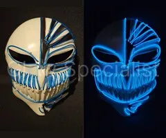 MASK WITH LED - EL-WIRE - BLEACH