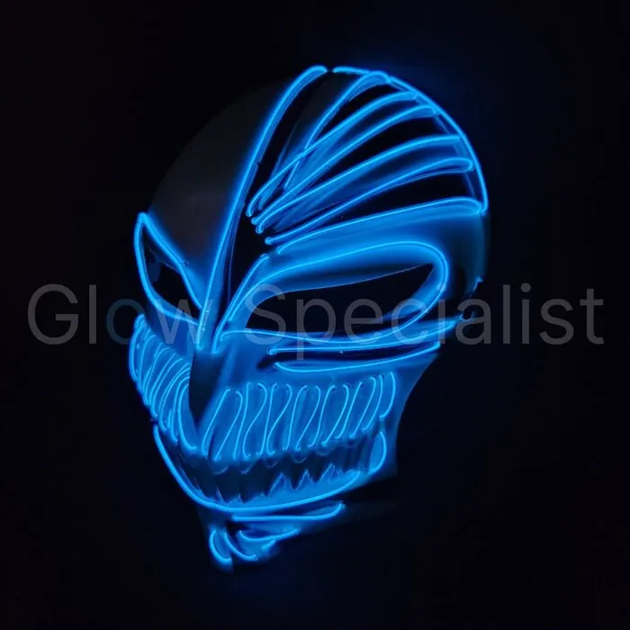 MASK WITH LED - EL-WIRE - BLEACH