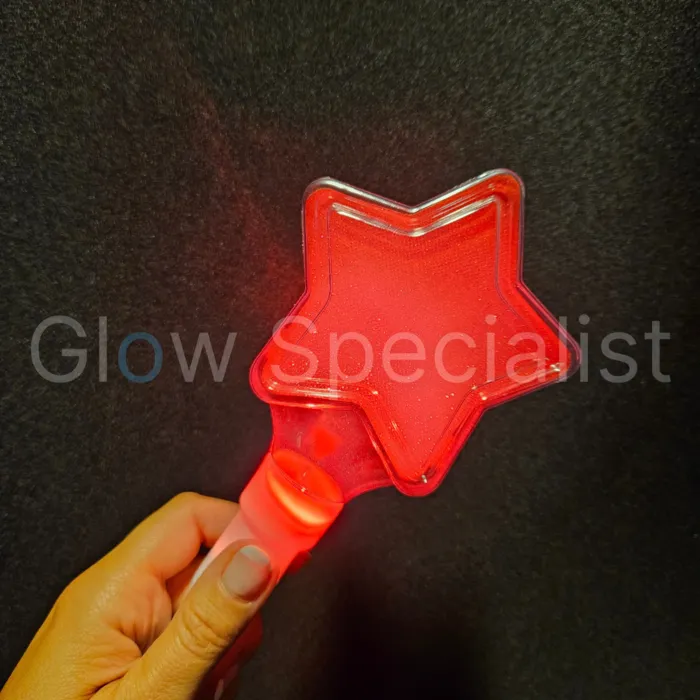 STICK WITH LED STAR - RED OR WHITE