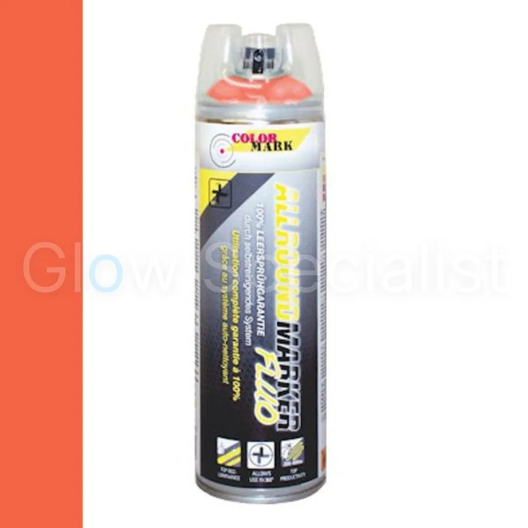 Colormark COLORMARK SPOTMARKER - UV - ALLROUND 360 ° - 500 ML - FLUOR ORANGE