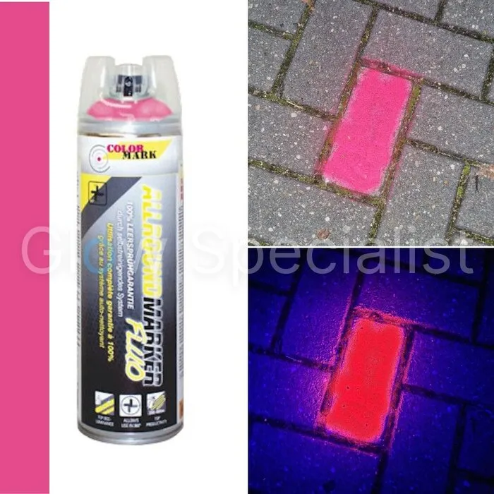Colormark COLORMARK SPOTMARKER - UV - ALLROUND 360 ° - 500 ML - FLUOR ROZE