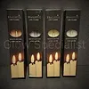 LED DINERKAARS - WAX - 23 CM - SET VAN 2 KAARSEN