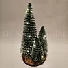 LED CHRISTMAS TREES ON WOODEN BASE - WITH TIMER - 15 LED